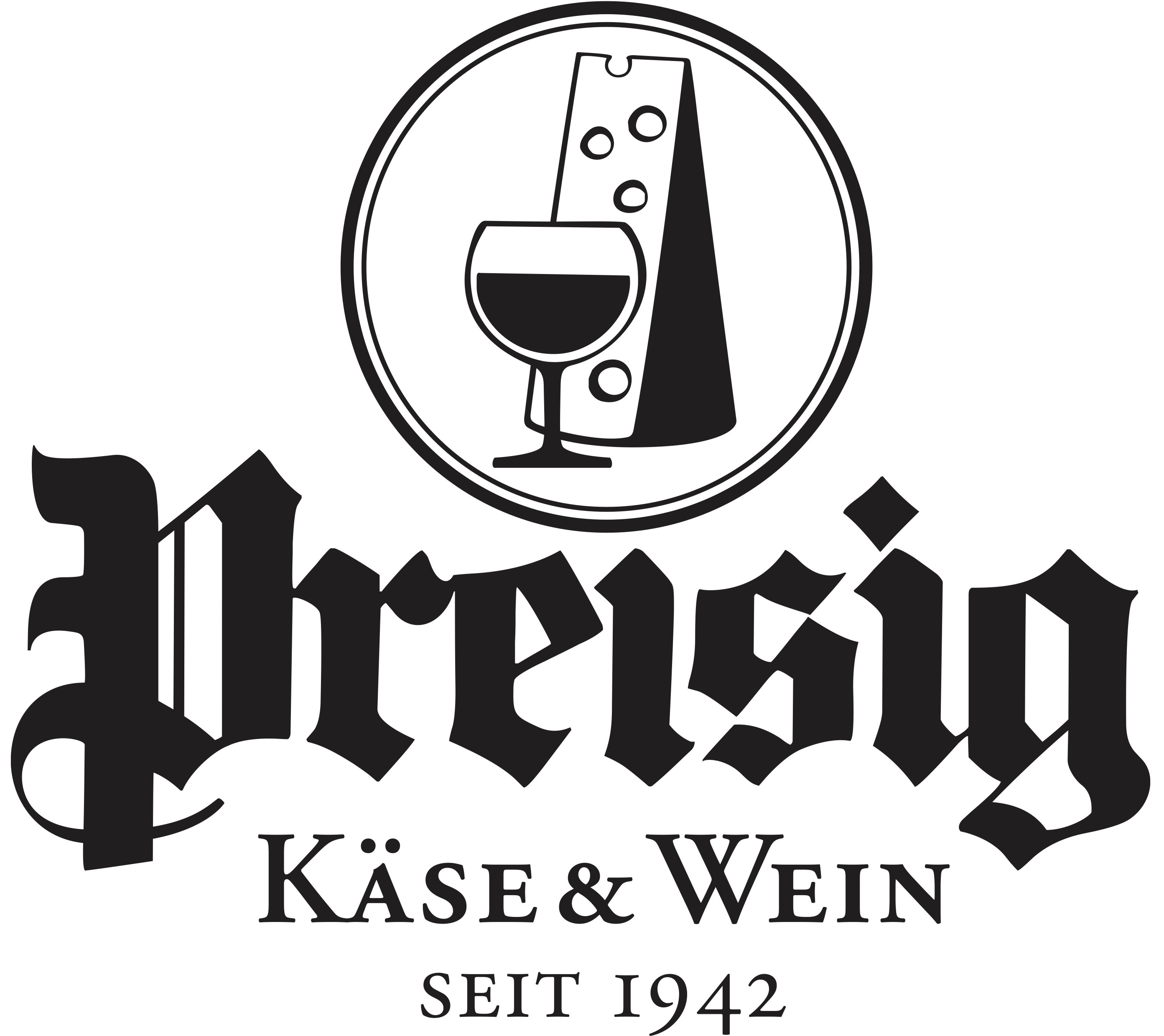Preisig Logo Schwarz